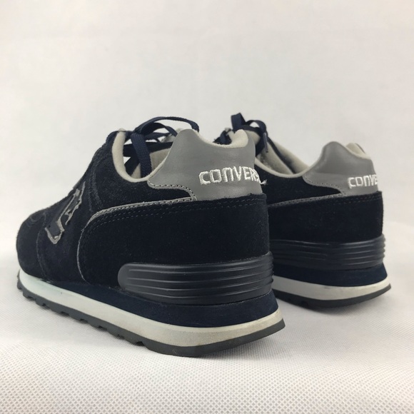 Converse  Men's Retro Joggers Navy Leather Suede Steel Toe Work Shoes Size 6.5D - Picture 12 of 12